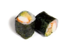 K10 Kani avocat  ( Maki surimi avocat)